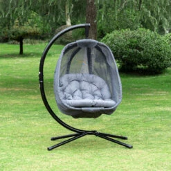 Outsunny Hanging Egg Chair - Grey -OUTSUNNY Shop eWA6ff1801c81fc84 jpg