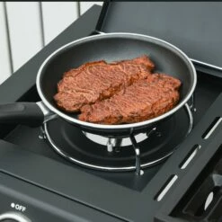 Outsunny Gas Burner Barbecue Grill 3+1 Burner Garden BBQ Trolley W/ Side Burner Warming Rack Side Shelves Storage Cabinet Piezo Ignition Thermometer 110x50x100cm 18 Outsunny Gas Burner Barbecue Grill 3+1 Burner Garden BBQ Trolley W/ Side Burner Warming Rack Side Shelves Storage Cabinet Piezo Ignition Thermometer 110x50x100cm -OUTSUNNY Shop ebI4bd17dc22f05e5 f7539ed1 fd98 4ff2 9f0a 6e18f65cee07