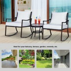 Outsunny-Rattan Rocking Chair Set -OUTSUNNY Shop egNa0917eecc2a014