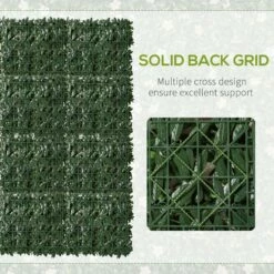 Outsunny Faux Green Floral Wall Trellis - 12 Pieces 15 Outsunny Faux Green Floral Wall Trellis - 12 Pieces -OUTSUNNY Shop evt96217e2f02ca91 cab70ff0 8339 4fe0 8972 613a18b616a5