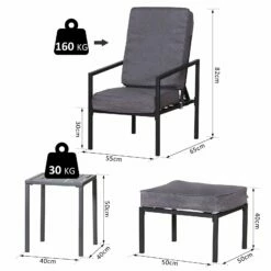 Outsunny Lounge Chair Set - -OUTSUNNY Shop gfaa1217edc653244 addc77cf e166 4426 8333 63d4b374fe84