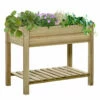 Outsunny Raised Garden Bed With Legs And Storage Shelf Elevated Wooden Planter Box -OUTSUNNY Shop gvyf5e18183e8e97a jpg