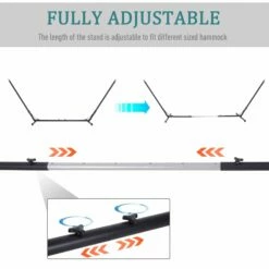 Outsunny Hammock Stand Black -OUTSUNNY Shop h7r0f817dc1aee1db 0f943051 599d 45ce aa1e ff3f06effffa