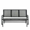 Outsunny Gliding Rocking Chair - Black -OUTSUNNY Shop haVc6417dc5d4e822 bb52a391 6be8 4ae7 bc54 33c14681b003