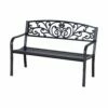Outsunny Garden Bench - Black -OUTSUNNY Shop iZO3e717dc18a3918 b16e329d 7ef4 4b61 b937 512445f591dd