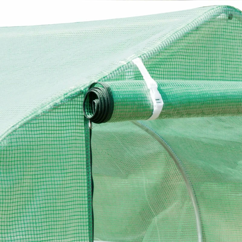 Outsunny Greenhouse Tunnel 6 X 3 M - Green 10 Outsunny Greenhouse Tunnel 6 X 3 M - Green - Image 8