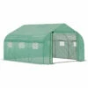 Outsunny Greenhouse Polytunnel 3.5x3x2m - Green -OUTSUNNY Shop jHq98a17e9e3986dd jpg