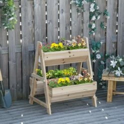 Outsunny Garden Bed Wooden Planter Box 80.5H X 68W X 57.5Dcm 17 Outsunny Garden Bed Wooden Planter Box 80.5H X 68W X 57.5Dcm -OUTSUNNY Shop jJ275617edc659bc7 1f271805 c394 4f31 bf16 e0ac0b177132