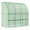 Outsunny Lean To Tunnel Greenhouse 214L X 120W X 215Hcm - Green -OUTSUNNY Shop jyMdaa1849de22c2d jpg