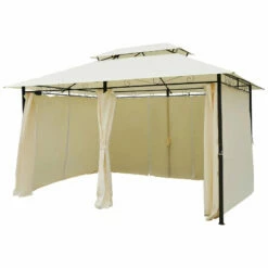 Outsunny Metal Gazebo 4m X 3(m) Beige -OUTSUNNY Shop kQVdaa1837907463f jpg