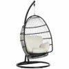 Outsunny Rattan Hanging Egg Chair Black -OUTSUNNY Shop kt798a1801c81fd76 jpg