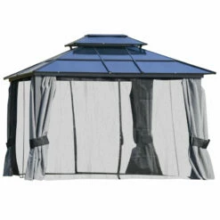 Outsunny Hardtop Gazebo 3x3.6m - Grey 21 Outsunny Hardtop Gazebo 3x3.6m - Grey -OUTSUNNY Shop kubdaa1811dea717a jpg