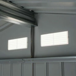 Outsunny Galvanised Metal Garden Shed 9ft X 6ft - Green -OUTSUNNY Shop l6fd4d188d3a6e87c jpg