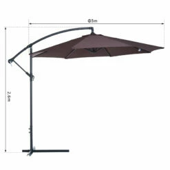 OUTSUNNY Oasis Patio Offset Umbrella 10 OUTSUNNY Oasis Patio Offset Umbrella -OUTSUNNY Shop l8v7ab17dc1410461 jpg