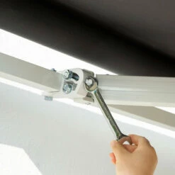 Outsunny Retractable Sun Shade 3.5 X 2.5m - Grey -OUTSUNNY Shop lI1fc91815cd30ca4 jpg