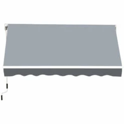Outsunny Retractable Awning 2.5m X 2m - Grey -OUTSUNNY Shop lPMdaa17f62ef8cd7 jpg