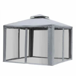 Outsunny Gazebo 3m X 3m Grey -OUTSUNNY Shop mEY00317dc3af8a64 jpg