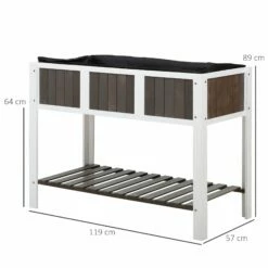 Outsunny Wooden Planter Raised Elevated Garden Bed -OUTSUNNY Shop mJL5a517dc49d9c77 f8bcf50c 8416 4665 bca9 f9ccd1c03734