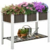 Outsunny Wooden Planter Raised Elevated Garden Bed -OUTSUNNY Shop nXS98a1811e141e88