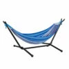 Outsunny Blue Multi- Coloured Hammock With Metal Stand And Carrying Bag. -OUTSUNNY Shop oNv98a1811a0f64d0 jpg