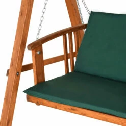Outsunny Wooden Garden Swing Seat 3 Seater -OUTSUNNY Shop pMm4401859aca2609 jpg