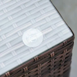 Outsunny Rattan Sofa Set With Chez Lounge And Coffee Table - Brown -OUTSUNNY Shop pQKfc91863a7161b8 jpg