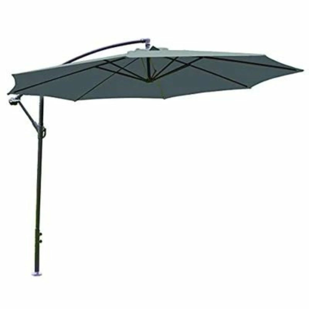 Silver & Stone Parasol Large Hanging Parasol 3m - Grey 3 Silver & Stone Parasol Large Hanging Parasol 3m - Grey