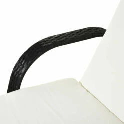 Outsunny Rattan Lounge Set With Side Table - Black -OUTSUNNY Shop rVGf0b17fbab4acc1 jpg