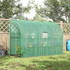 Outsunny Lean To Greenhouse 300L X 150W X 215Hcm - Green 22 Outsunny Lean To Greenhouse 300L X 150W X 215Hcm - Green -OUTSUNNY Shop t0i6ff186bb744ef2 jpg