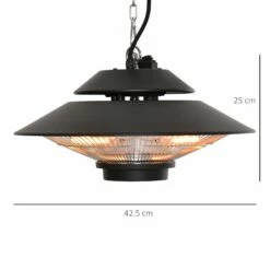 Outsunny 1500W Electric Patio Heater Hanging Heater -OUTSUNNY Shop t2Ka1217edc655417 f8b9e37e 5883 4bb7 aef3 eb185dd284ca