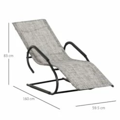Outsunny Patio Lounge Chair - Grey -OUTSUNNY Shop tCKa1217edc650121