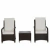 Outsunny Rattan Bistro Set - Brown -OUTSUNNY Shop vpBdaa17eecc29ba2 jpg