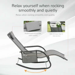 Outsunny Lounger Rocking Chair - Grey 18 Outsunny Lounger Rocking Chair - Grey -OUTSUNNY Shop xYX75618746d3c5e8 jpg