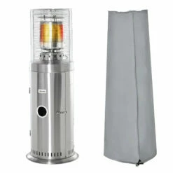 Outsunny 10KW Outdoor Gas Patio Heater Standing Propane Heater