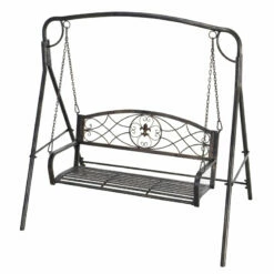 Outsunny Swing Bench - Antique Bronze