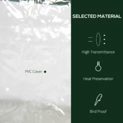 Outsunny Mini Greenhouse 3 Tier 69Lx49Wx125H Cm - Clear -OUTSUNNY Shop zgCa0917f0101243c jpg