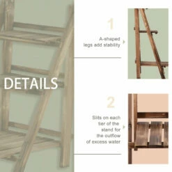 Outsunny Plant Pot Stand 80L X 37W X 93H Cm 17 Outsunny Plant Pot Stand 80L X 37W X 93H Cm -OUTSUNNY Shop zneb10185156044ad jpg