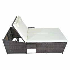 Outsunny Rattan Double Lounge -OUTSUNNY Shop zpO1fd17dc3af8a48